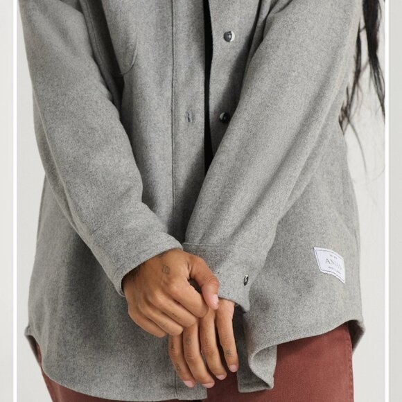 17 oz relaxed Melton wool - Large - Picture 6 of 7